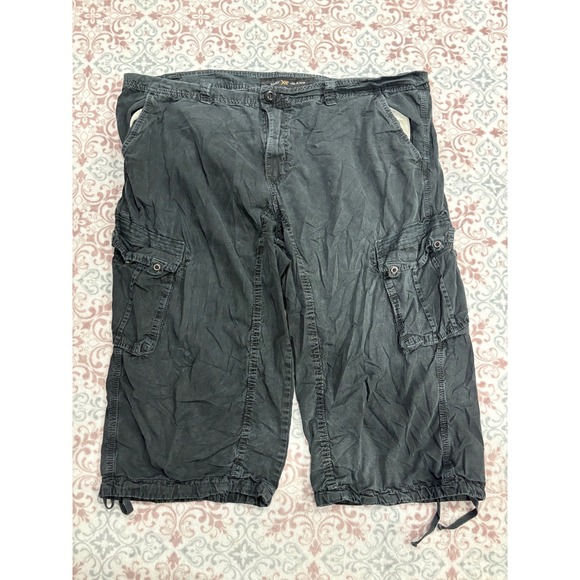 YXR Jeans Other - YXR Jeans Mens Cargo Shorts Faded Black 100 Cotton Relaxed Fit Size 42 Utility